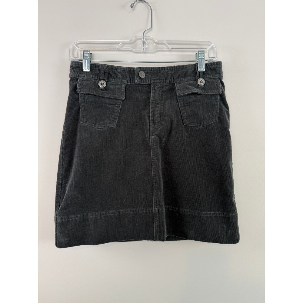 Patagonia Skirt Grey 2 Corduroy Organic Cotton Utility Mini Skirt